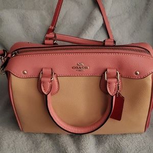 Coach Satchel Pink